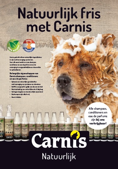 poster carnis shampoo 70 x 100 cm grote hond 1 stuk 