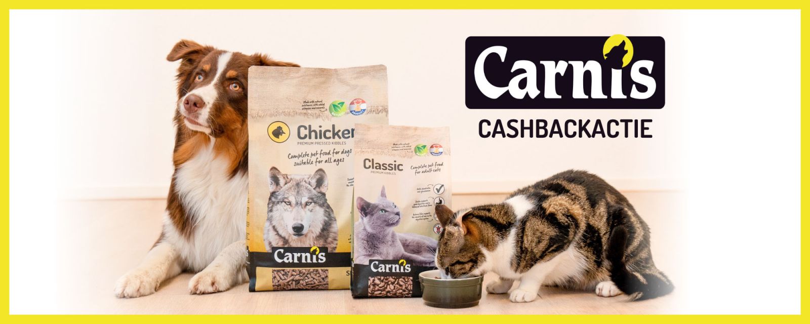Cashback actie Carnis banner